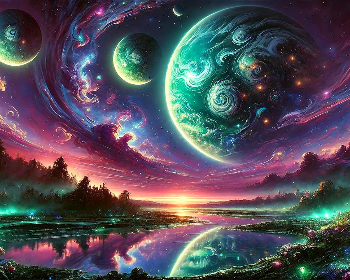 Misty Morning Sunrise