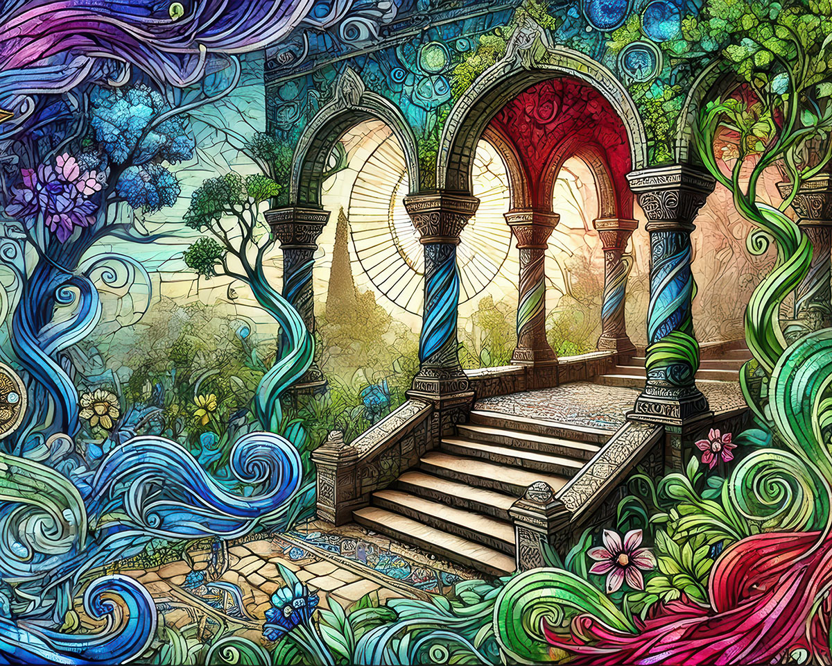 Portal to the Realm of Eternal Bloom