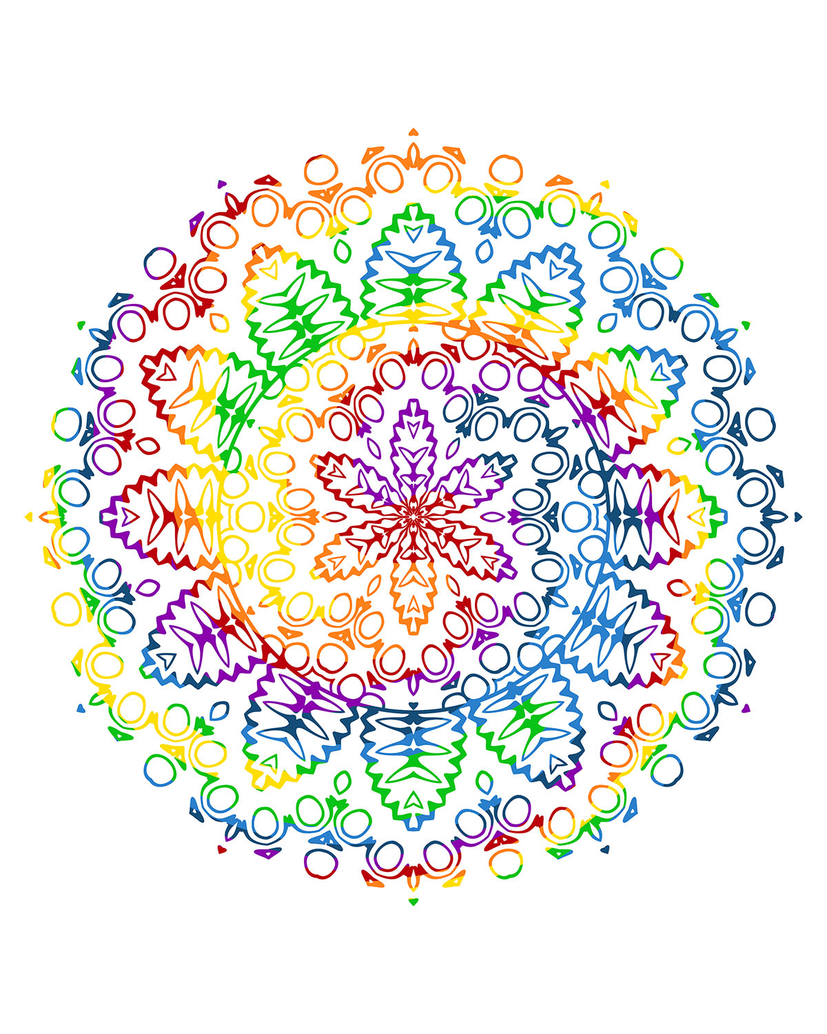 Rainbow Mandala